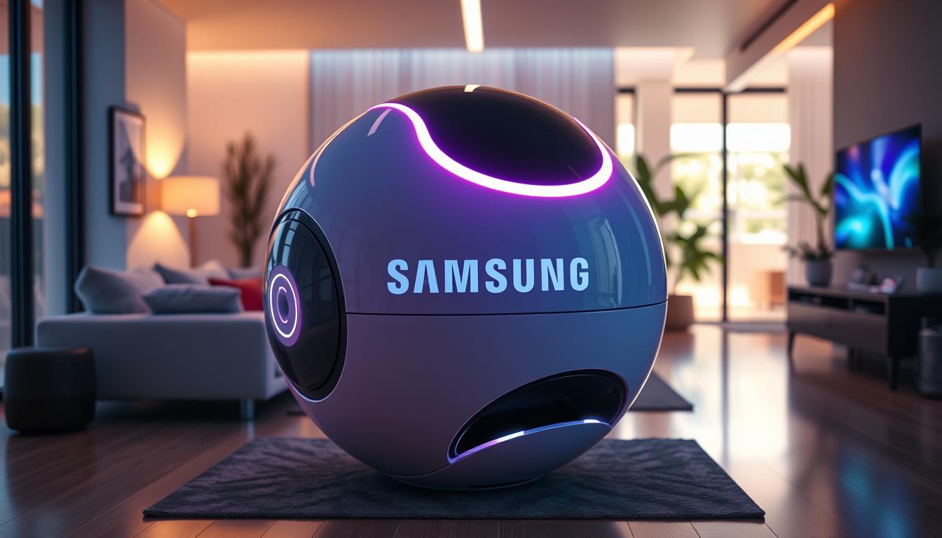 Samsung's AI Robot Ball With a Projector Is Real and Ready to Roll in 2025